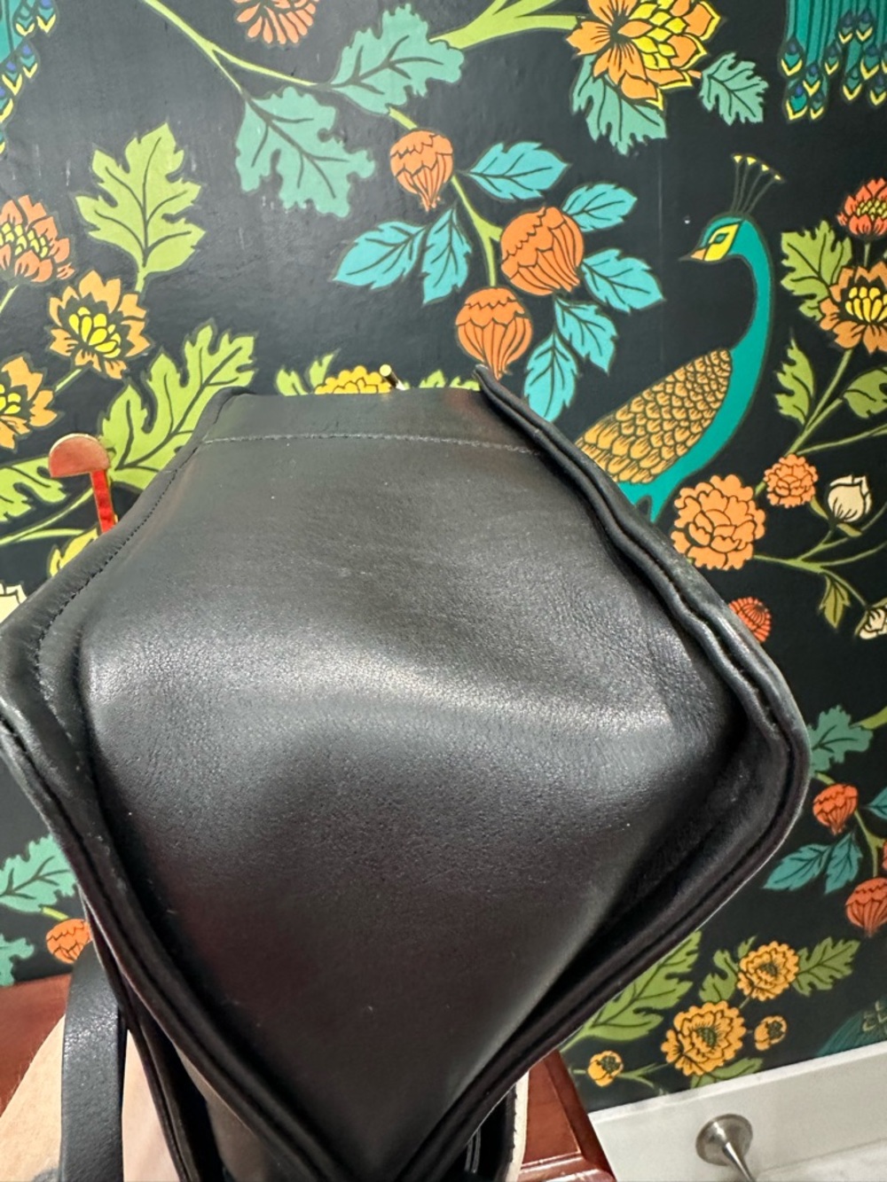 Bally Kyrah Black Ivory Leather Shoulder Bag Tassel Detail Top Handle Italy - Picture 10 of 13